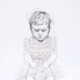 My name is Peter … ( Nr.14 – from the series  'NEUE KLEIDER') Charcoal, pastel on paper – 110 x 70 cm – 2018
